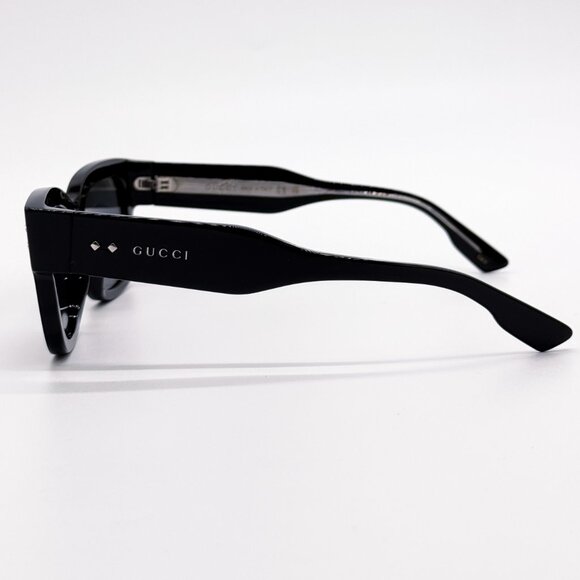 NEW GUCCI GG1217S 001, CAT EYE BLACK FRAME SUNGLASSES GUCCI - Picture 7 of 13